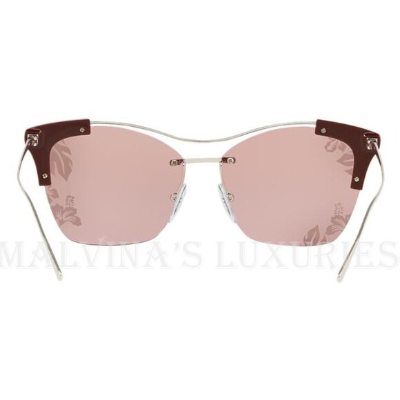 PRADA SUNGLASSES SPR21U 57 TAMPO IBISCUS LENS LIGHT VIOLET BORDEAUX BUTTERFLY main image 4